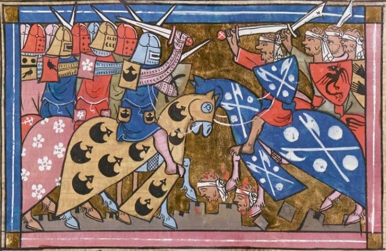 Miniatura medieval de la obra de Guillermo de Tiro Histoire d'Outremer. Imagen: Wikipedia