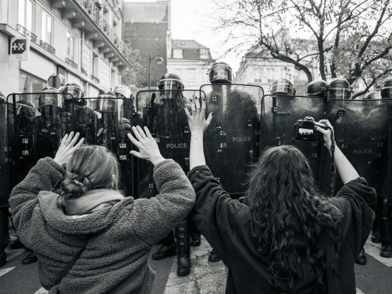 Protestas en Francia, 2020 Imagen: Koshu Kunii
