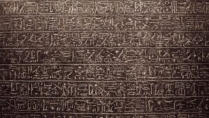 Jeroglíficos en el Museo Egipcio de El Cairo. Imagen: Andrea De Santis